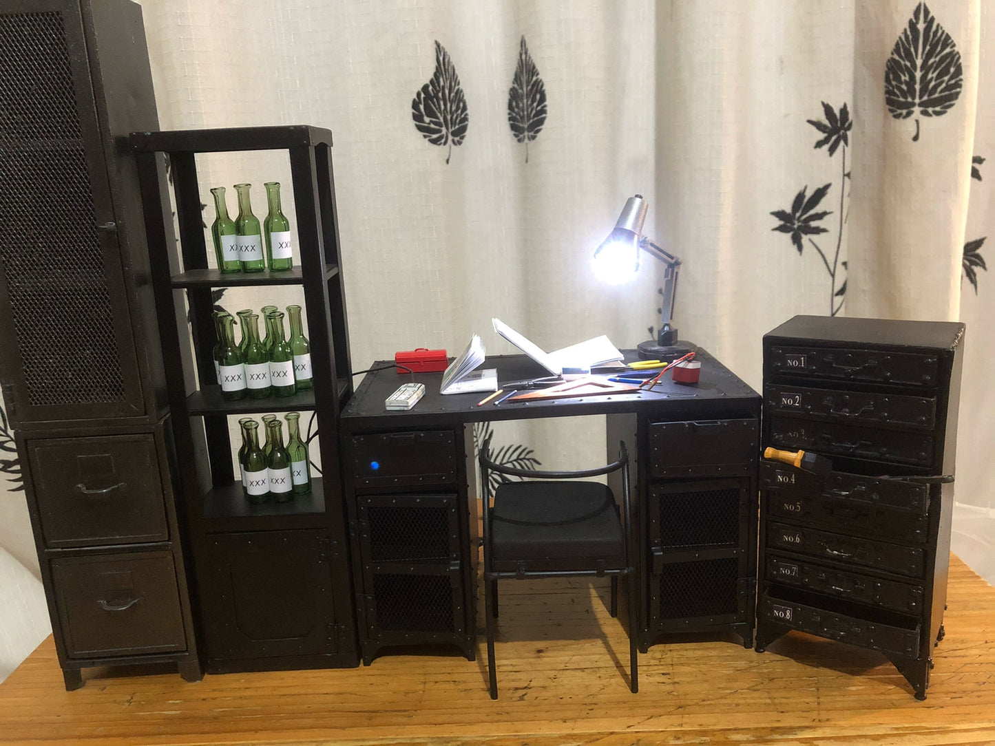 1:6 Scale Industrial Style Miniature Furniture For Blythe BJD Dollhouse