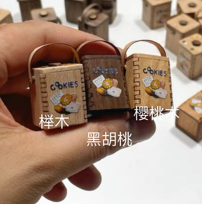 1:12 Scale Miniature Vintage Cookie Jar Miniature Furniture For Dollhouse Kitchen