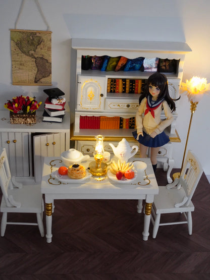 Casa de muñecas en miniatura OB11 a escala 1:12, muebles de madera, conjunto de sala de estar para casa de muñecas en miniatura GSC