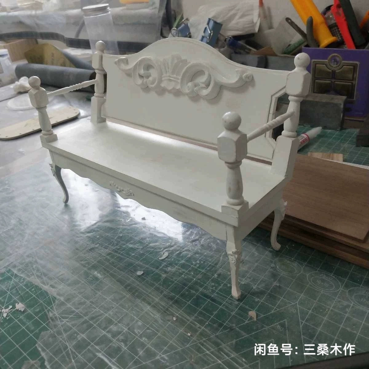 Mueble de madera en miniatura para casa de muñecas BJD Blythe a escala 1:6