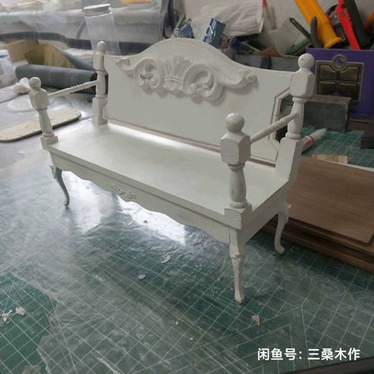 Mueble de madera en miniatura para casa de muñecas BJD Blythe a escala 1:6