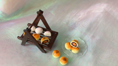 1:12 Scale Miniature Egg Yolk Pastry Dollhouse Food Accessory