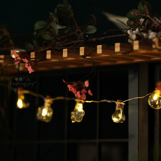 1:12 Scale Miniature Dollhouse LED String Lights For BJD Blythe OB11 GSC Dolls
