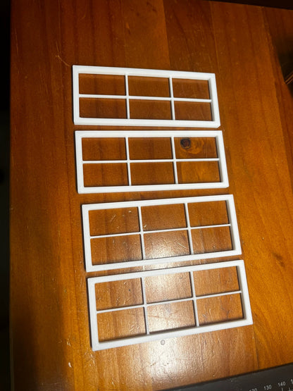 Meuble miniature en bois pour maison de poupée à l'échelle 1:6, avec fenêtres grillagées, pour poupées BJD et Barbie, fait à la main, imprimé en 3D