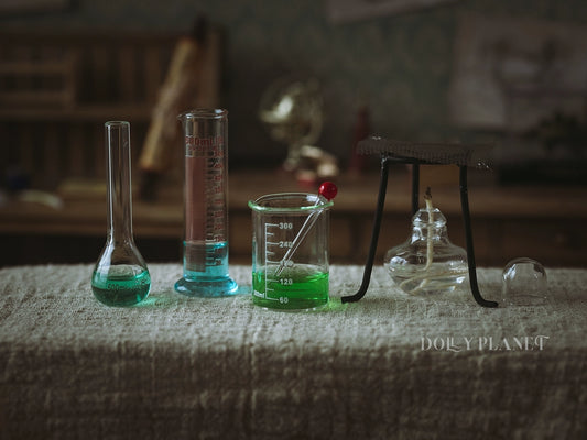 1:6 Scale Miniature Science Lab Experiment Scene Props For Blythe BJD Dollhouse