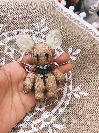 Poupée miniature en peluche à l'échelle 1:6 pour maison de poupée Blythe