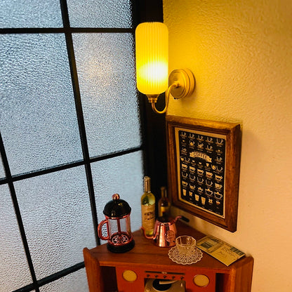 Lampe murale LED miniature pour maison de poupée, échelle 1:6, accessoire de mobilier pour poupée BJD Blythe GSC