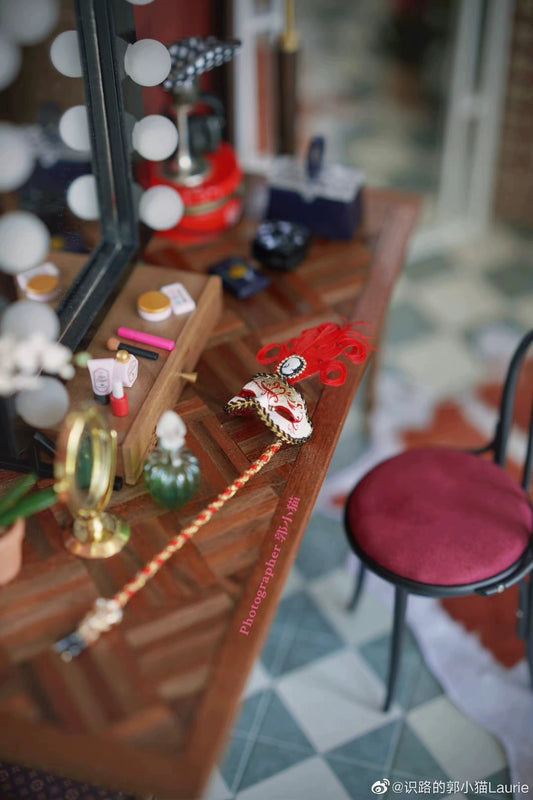 Mueble de madera en miniatura para casa de muñecas BJD Blythe a escala 1:6