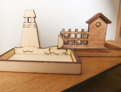 Juego de accesorios para casa de muñecas en miniatura a escala 1:12
