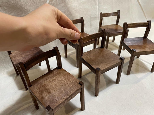 1:6 Scale Custom Dining Chair Miniature Dollhouse Furniture