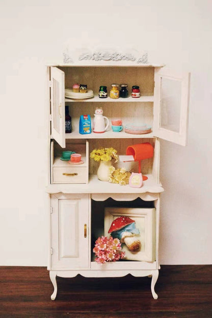 Mueble de madera en miniatura para casa de muñecas BJD Blythe a escala 1:6
