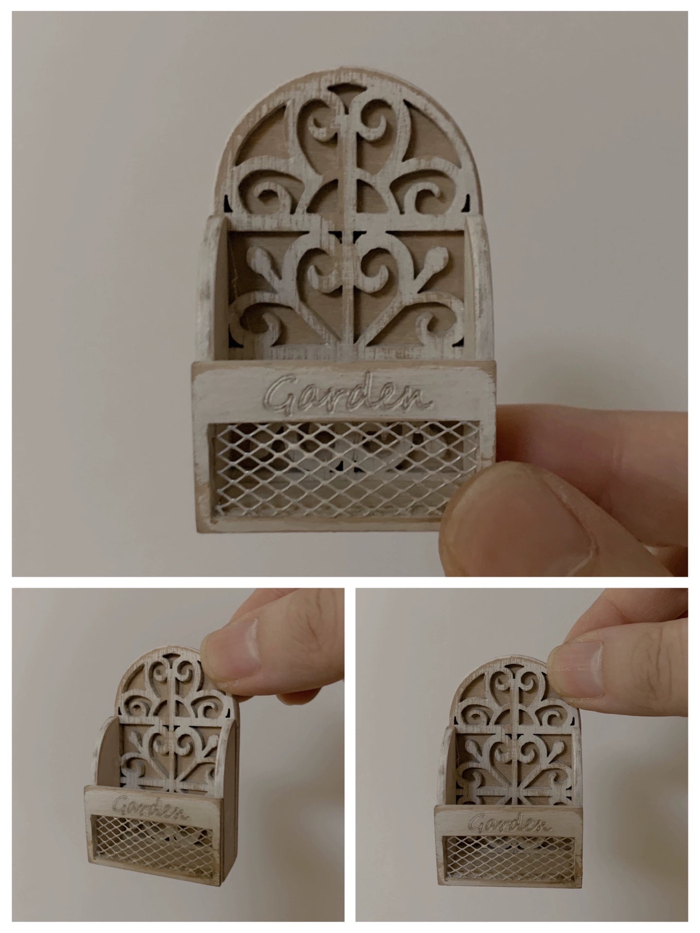 1:6 Scale Wooden Cabinet Wall Shelf Kitchen Storage Miniature Dollhouse Furniture For Blythe Doll