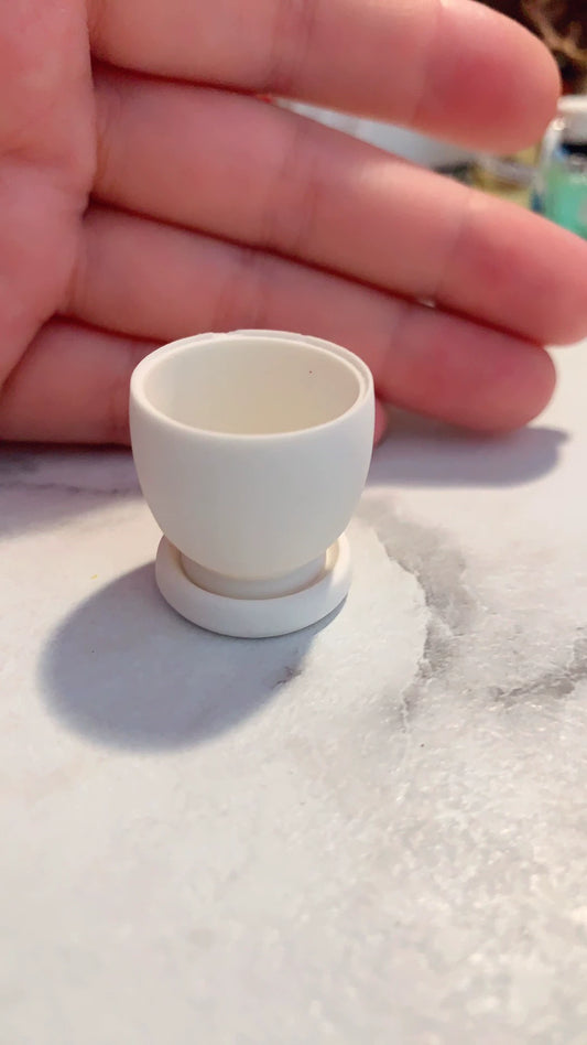 1:12 Scale Miniature Clay Pot Dollhouse Decor Accessory For Miniature Display