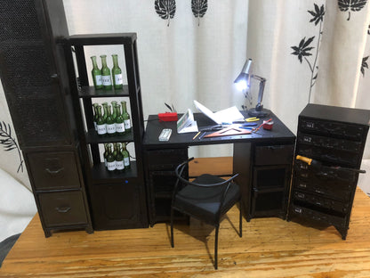 1:6 Scale Industrial Style Miniature Furniture For Blythe BJD Dollhouse