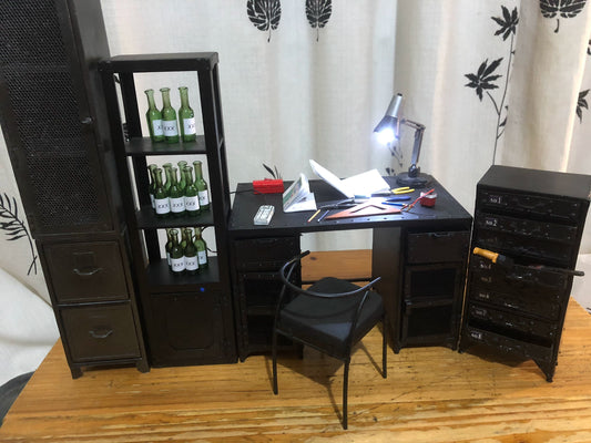 1:6 Scale Industrial Style Miniature Furniture For Blythe BJD Dollhouse