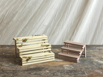 Kit de materiales para soporte de flores de tres capas de hoja caduca