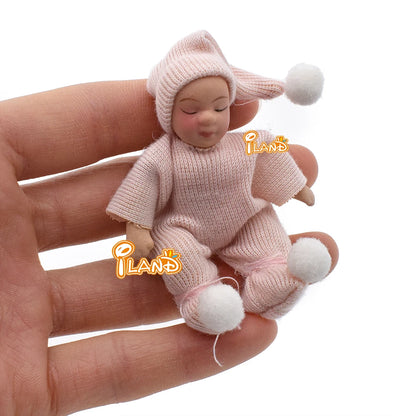Casa de muñecas en miniatura a escala 1:12, modelo de muñeca elfo pequeño, accesorios, juguetes para niñas
