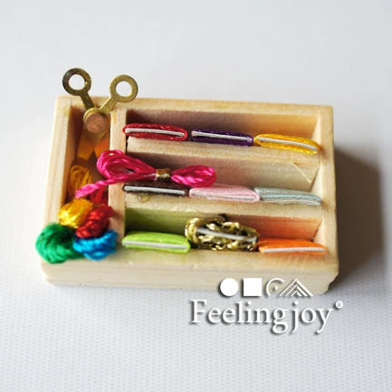 Accessoires de poupée BJD échelle 1:6, scène de maison de poupée miniature, kit de couture coloré
