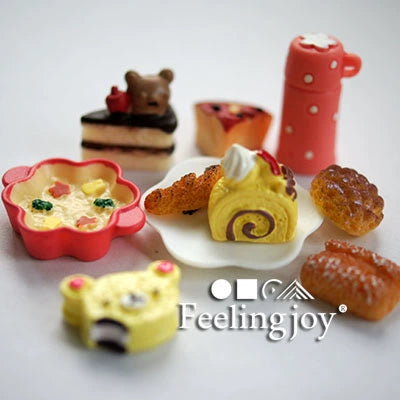 Meubles miniatures pour maison de poupée, accessoires, nourriture, jeu, friandises délicieuses, échelle 1:12