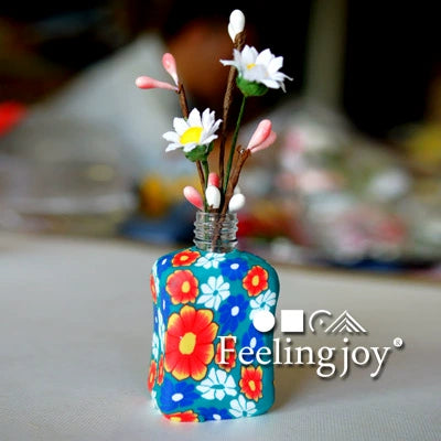Accessoires pour poupées BJD à l'échelle 1:6, meubles miniatures pour maison de poupée à l'échelle 1:12, vase artistique coloré en forme de cube