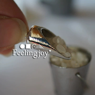 Pelle miniature en métal à l'échelle 1:6 pour accessoires de riz et de glace pour maison de poupée