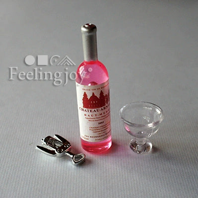 1:12 Scale Miniature Dollhouse Wine Bottle Opener Accessory For BJD Dolls Miniature Furniture