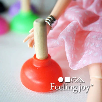 1:6 Scale Miniature Dollhouse Bathroom Accessories BJD Doll Furniture Toilet Prop For Photography