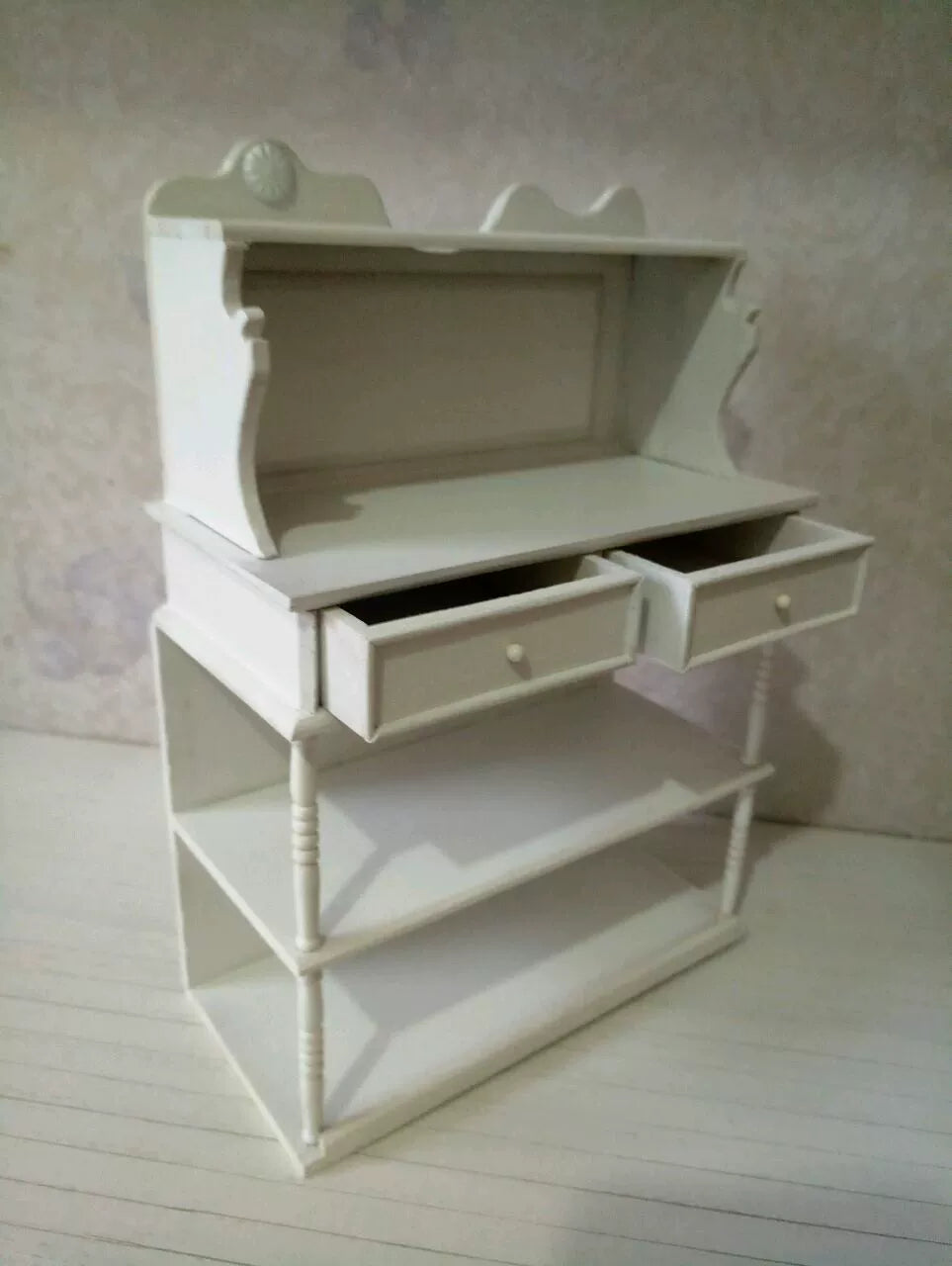 Mueble de madera en miniatura para casa de muñecas BJD Blythe a escala 1:6