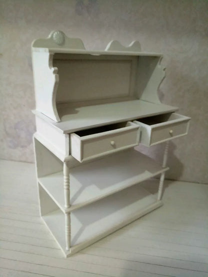 Mueble de madera en miniatura para casa de muñecas BJD Blythe a escala 1:6