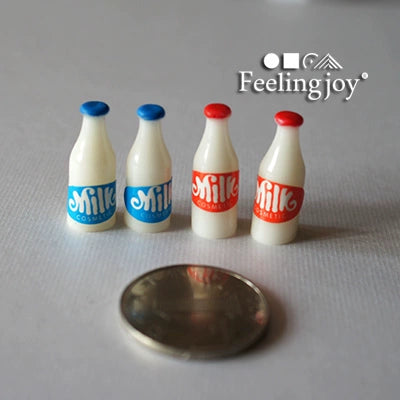 Meubles miniatures pour maison de poupée, échelle 1:6 et 1:12, accessoires de simulation de lait pour photographie de poupée BJD