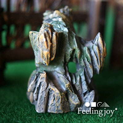 Formación rocosa en miniatura para jardín de casa de muñecas: accesorios BJD a escala 1:12