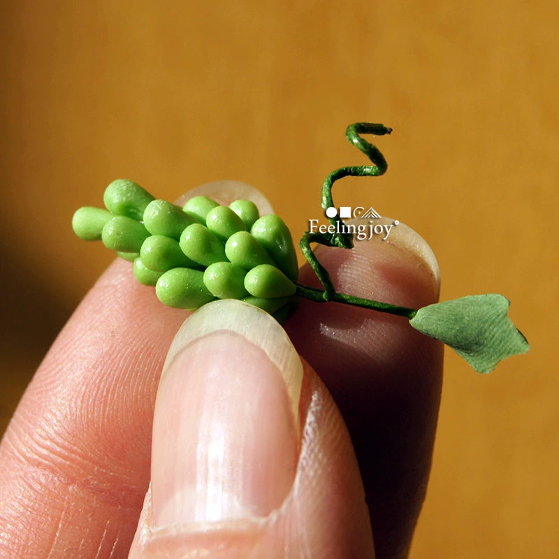 Maison de poupée miniature à l'échelle 1:12, ensemble de jeu de nourriture miniature à faire soi-même à l'échelle 1:24, fruits et légumes en argile, accessoires de simulation