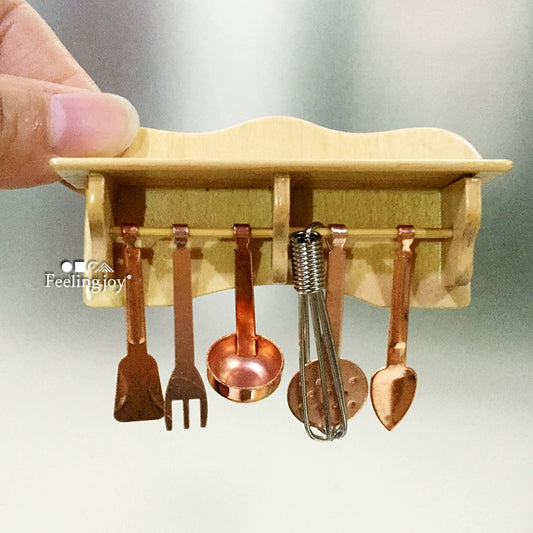 Accessoires pour poupée BJD échelle 1:6, meubles miniatures pour maison de poupée, accessoires de scène, cuillère, ensemble de musique