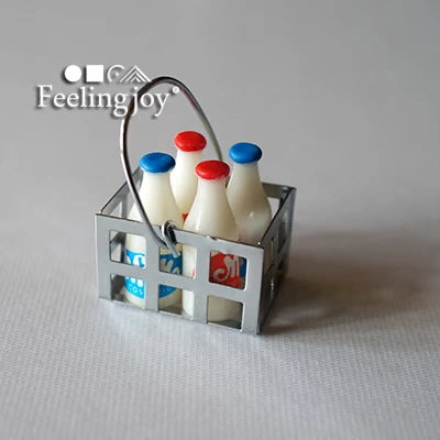 Meubles miniatures pour maison de poupée, échelle 1:6 et 1:12, accessoires de simulation de lait pour photographie de poupée BJD