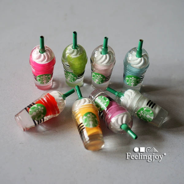 Accesorios para muñecas BJD a escala 1:6, casa de muñecas a escala 1:12, modelo de taza de helado en miniatura, simulación de comida, juego de muebles en miniatura