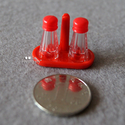 Ensemble de vaisselle en plastique pour maison de poupée miniature à l'échelle 1:6, accessoires BJD