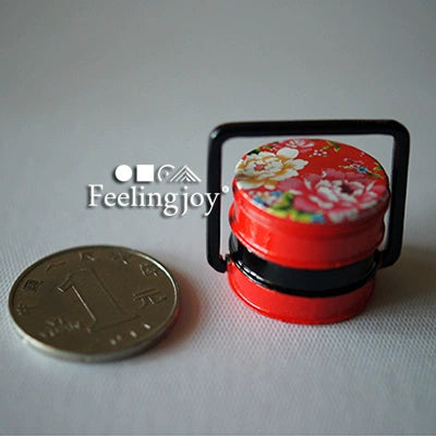Accessoires pour poupées BJD, échelle 1:6 et 1:12, miniatures, maison de poupée, modèle, photographie, boîte à desserts multicouches, meubles miniatures