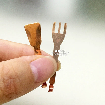 Accessoires pour poupée BJD échelle 1:6, meubles miniatures pour maison de poupée, accessoires de scène, cuillère, ensemble de musique