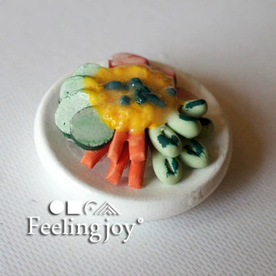 Accessoires alimentaires miniatures en argile pour maison de poupée BJD, échelle 1:12, accessoires de photographie