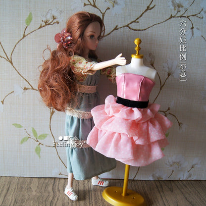 Accessoires de poupée BJD échelle 1:6, meubles miniatures, modèle en plastique, cintre