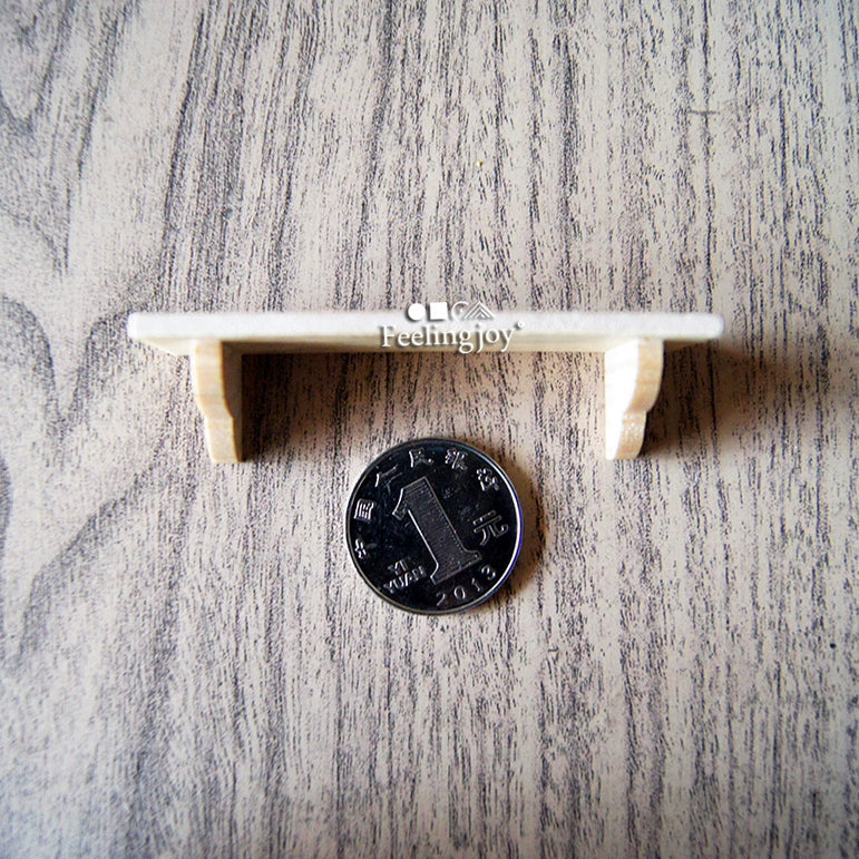 Étagère miniature en bois à l'échelle 1:6 pour maison de poupée BJD, accessoires pour photographie