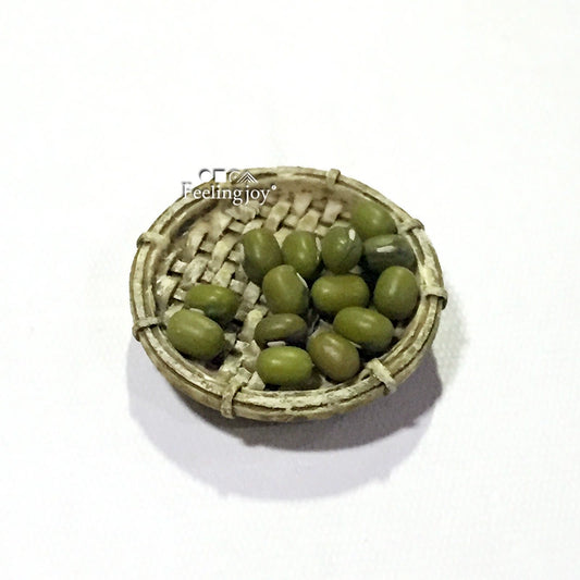 Panier de vannage miniature en résine à l'échelle 1:6 pour maison de poupée, accessoires pour poupées BJD