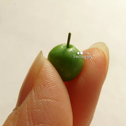 Maison de poupée miniature à l'échelle 1:12, ensemble de jeu de nourriture miniature à faire soi-même à l'échelle 1:24, fruits et légumes en argile, accessoires de simulation