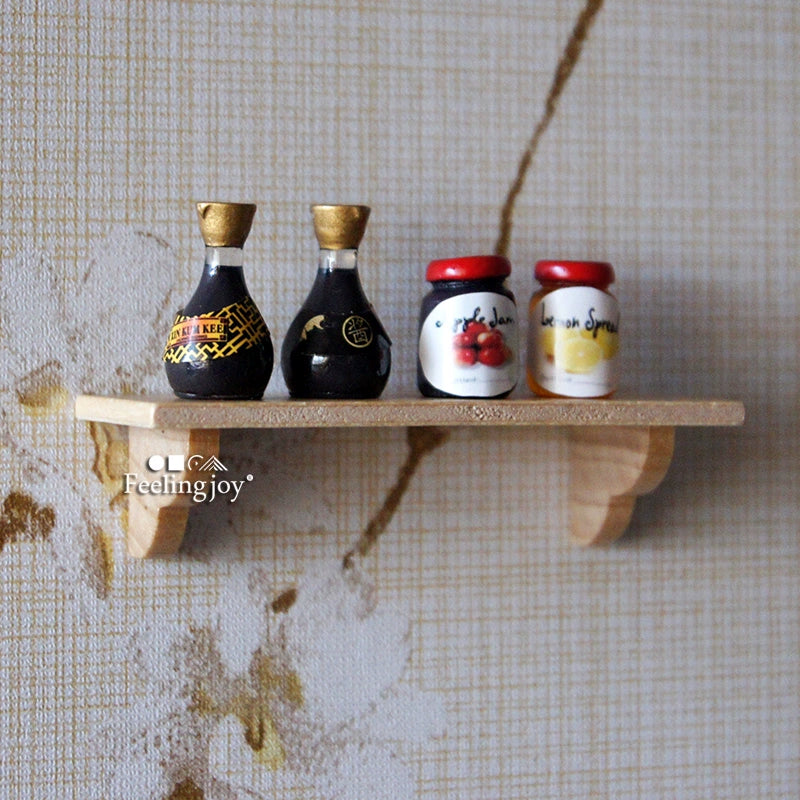 Étagère miniature en bois à l'échelle 1:6 pour maison de poupée BJD, accessoires pour photographie