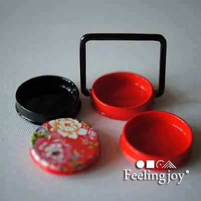 Accessoires pour poupées BJD, échelle 1:6 et 1:12, miniatures, maison de poupée, modèle, photographie, boîte à desserts multicouches, meubles miniatures