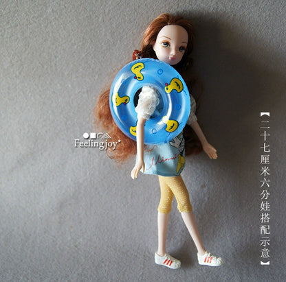 Bouée de sauvetage gonflable miniature pour poupée BJD, échelle 1:6 et 1:12