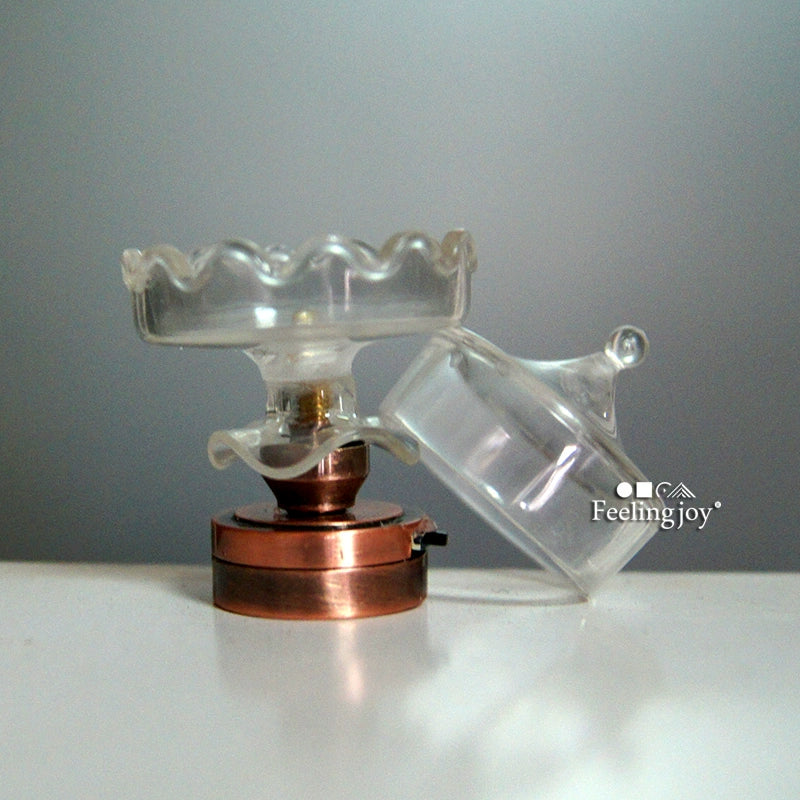 1:12 Scale Miniature Dollhouse DIY Miniature House Model Accessories Wireless LED Candy Table Lamp