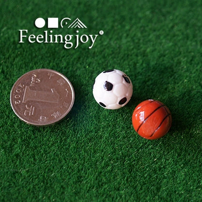 Accessoire de ballon de football miniature pour maison de poupée à l'échelle 1:12 et 1:6