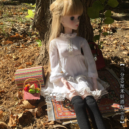 Accesorios en miniatura para muñecas BJD a escala 1:12, cámara, cuaderno, bolsa tipo cubo, caja de picnic