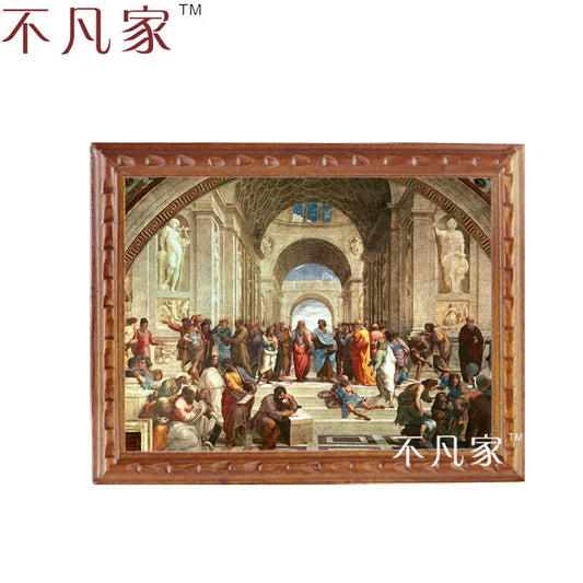 Marco de pintura al óleo renacentista en miniatura a escala 1:12 para decoración de casas de muñecas